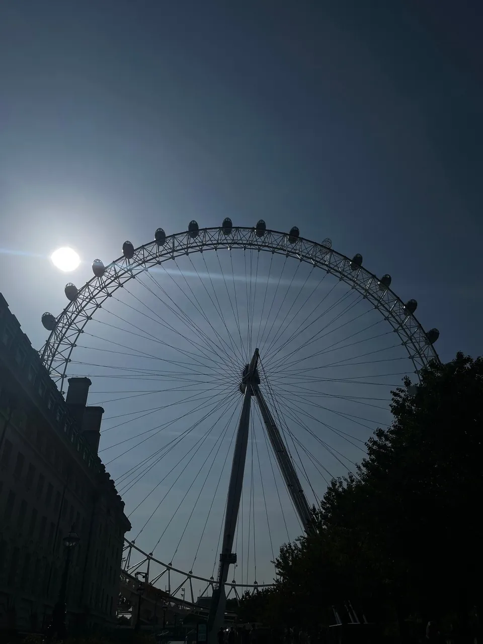 Rueda London Eye de noche